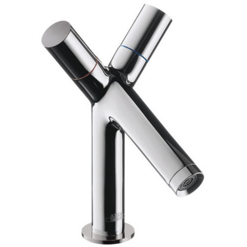 Axor - Starck 2-Handle Basin Mixer 80 With Pop-Up Waste Set