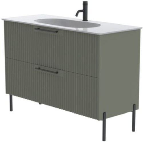 Catalano - Elements Horizon Flute 125 2 Drawer Unit