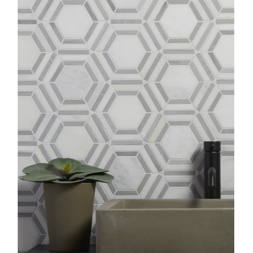 Ca Pietra - Florence Hexagon Tile 26.7 x 31 x 1.0cm