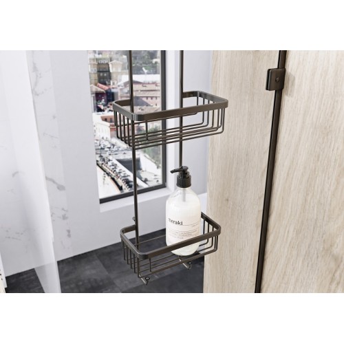 Roman Showers - Double Hanging Basket With Hooks