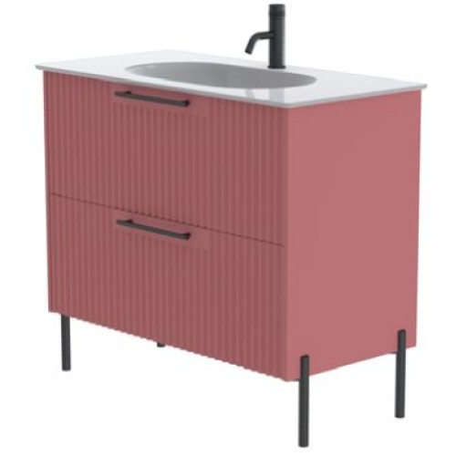 Catalano - Elements Horizon Flute 100 2 Drawer Unit