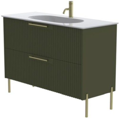 Catalano - Elements Horizon Flute 125 2 Drawer Unit