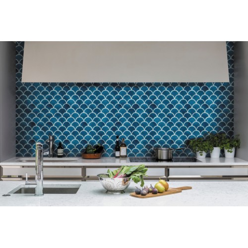 Ca Pietra - Atlantis Scallop Porcelain Tile 29.3 x 27.4 x 0.6cm