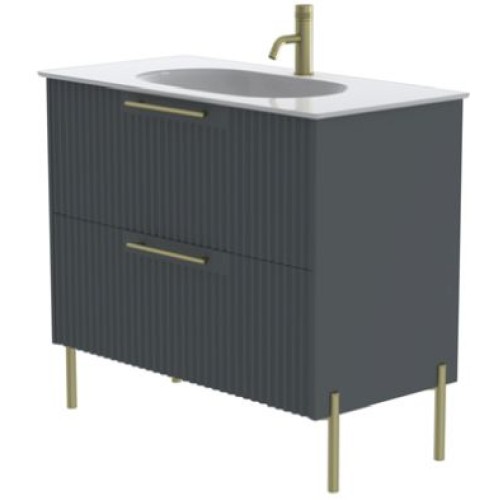 Catalano - Elements Horizon Flute 100 2 Drawer Unit