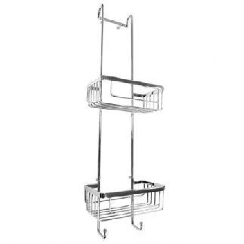 Roman Showers - Double Hanging Shower Basket With Hooks