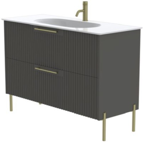 Catalano - Elements Horizon Flute 125 2 Drawer Unit