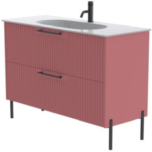 Catalano - Elements Horizon Flute 125 2 Drawer Unit