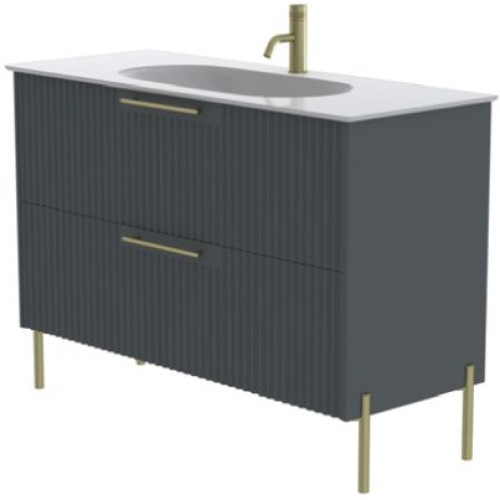 Catalano - Elements Horizon Flute 125 2 Drawer Unit