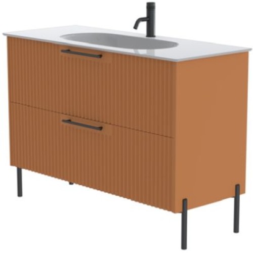 Catalano - Elements Horizon Flute 125 2 Drawer Unit